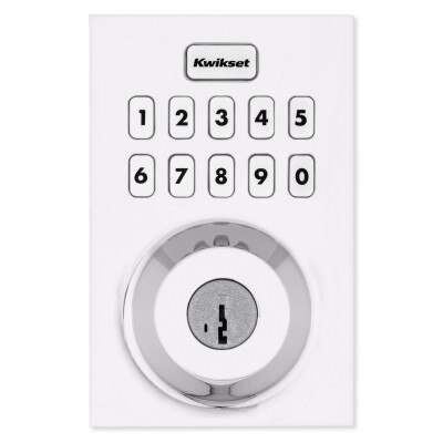 Kwikset Home Connect 620 Smart Lock, Z-Wave 700 Long Range, Contemporary with Deadbolt, Polished Chrome